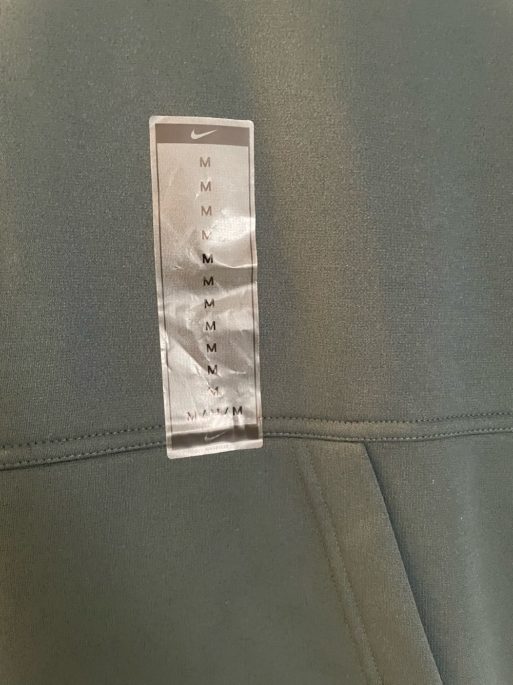 Nike Forest Green Hoodie with Black Swoosh Therma-Fit - Picture 5 of 5